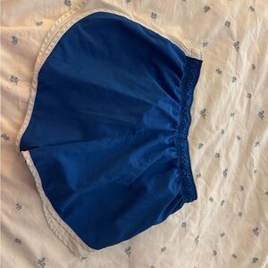 Nike Blue and White Athletic Shorts